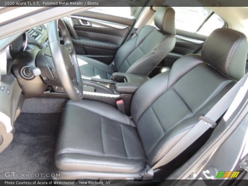 Polished Metal Metallic / Ebony 2010 Acura TL 3.5