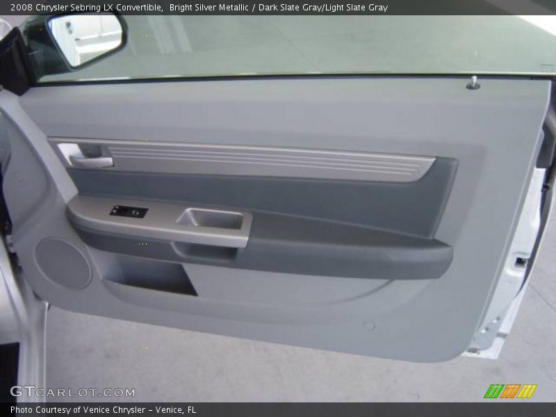 Bright Silver Metallic / Dark Slate Gray/Light Slate Gray 2008 Chrysler Sebring LX Convertible