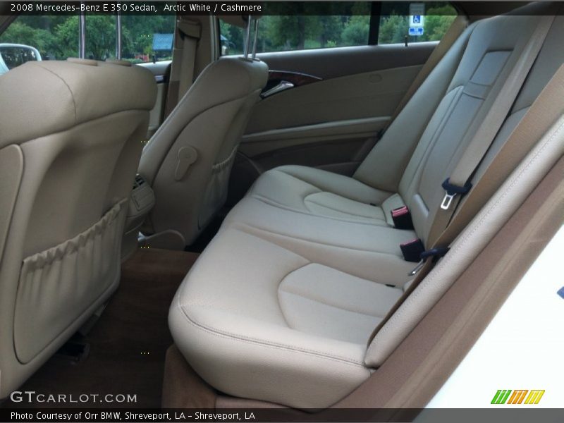 Arctic White / Cashmere 2008 Mercedes-Benz E 350 Sedan