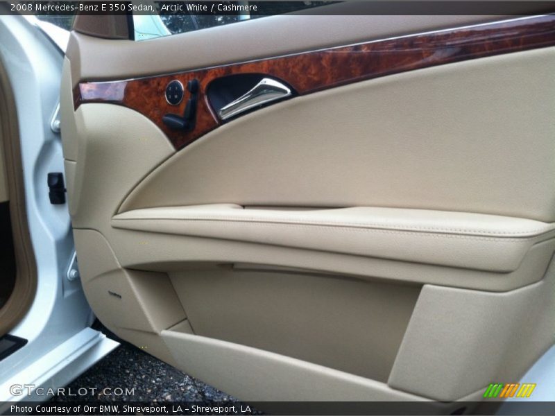 Arctic White / Cashmere 2008 Mercedes-Benz E 350 Sedan