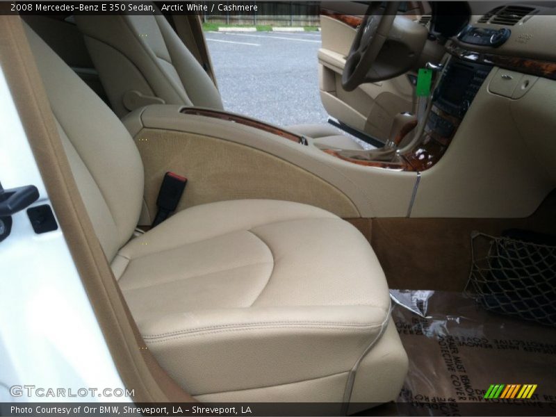 Arctic White / Cashmere 2008 Mercedes-Benz E 350 Sedan