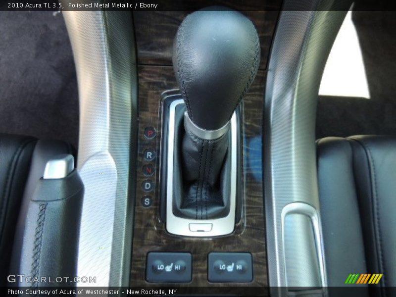 Polished Metal Metallic / Ebony 2010 Acura TL 3.5