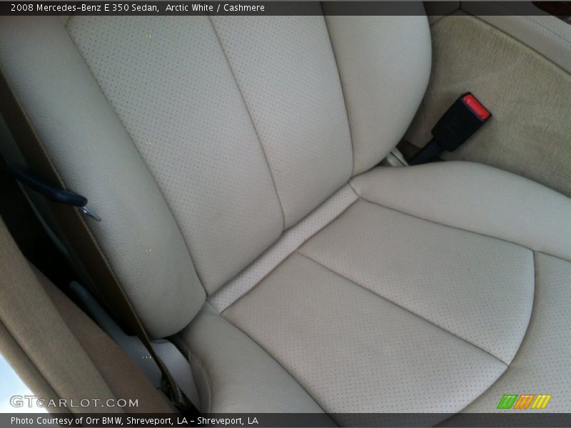 Arctic White / Cashmere 2008 Mercedes-Benz E 350 Sedan