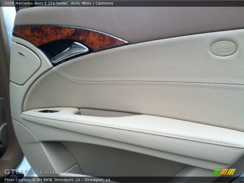 Arctic White / Cashmere 2008 Mercedes-Benz E 350 Sedan