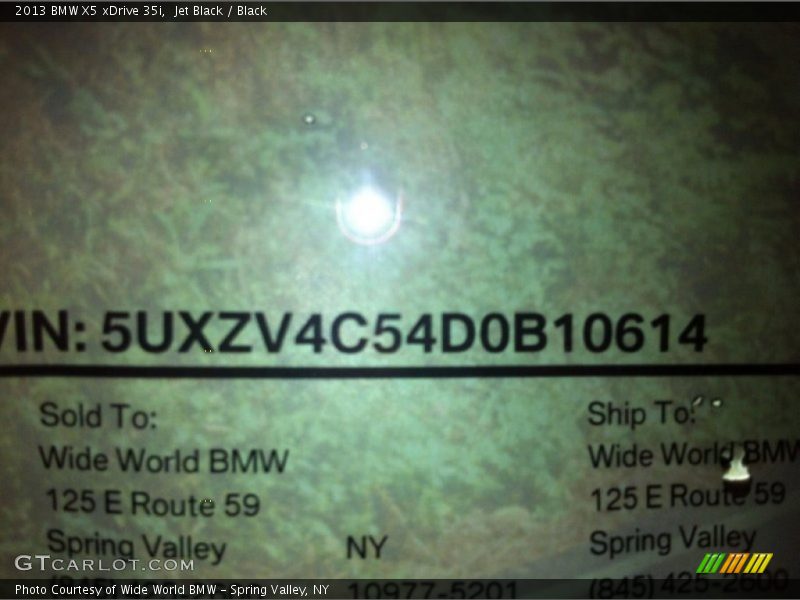 Jet Black / Black 2013 BMW X5 xDrive 35i