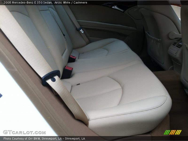 Arctic White / Cashmere 2008 Mercedes-Benz E 350 Sedan