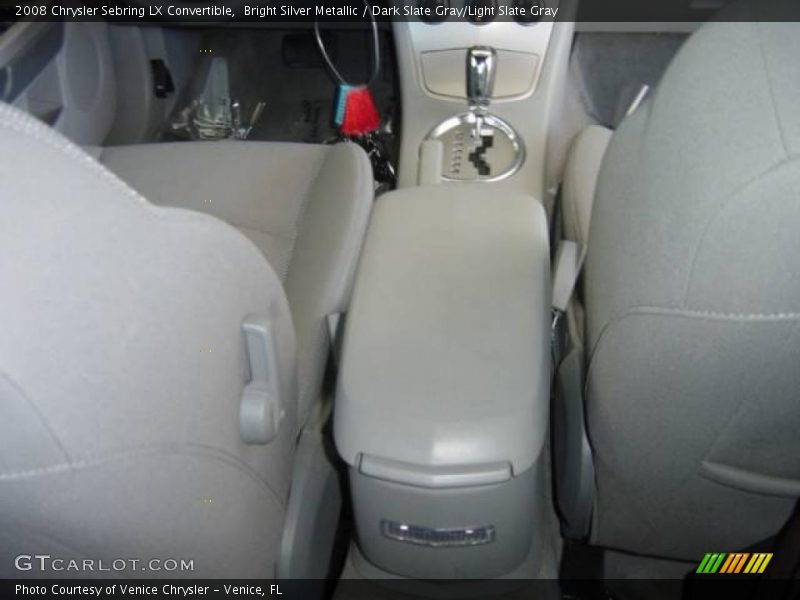 Bright Silver Metallic / Dark Slate Gray/Light Slate Gray 2008 Chrysler Sebring LX Convertible
