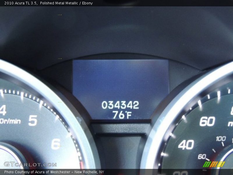 Polished Metal Metallic / Ebony 2010 Acura TL 3.5