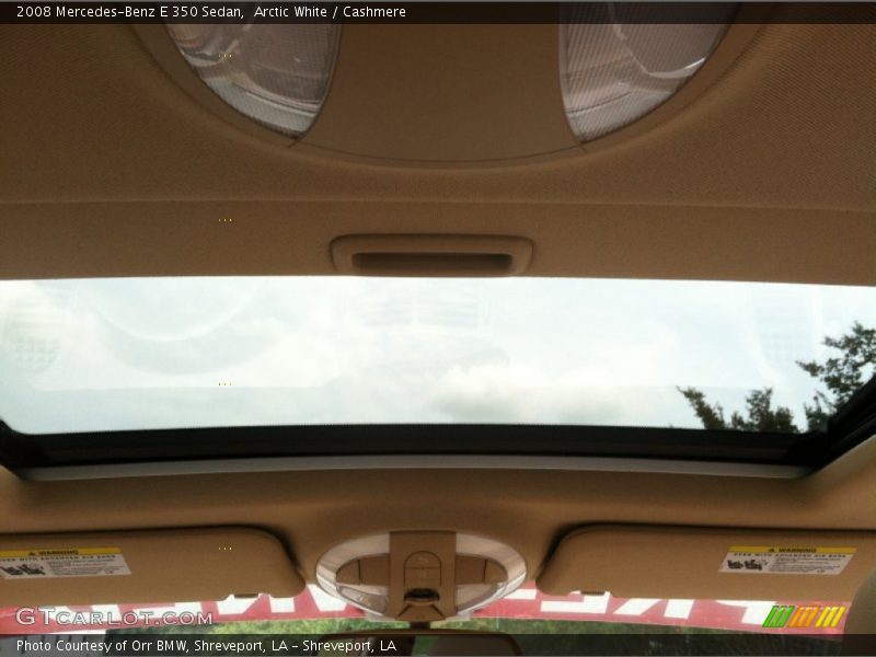 Arctic White / Cashmere 2008 Mercedes-Benz E 350 Sedan