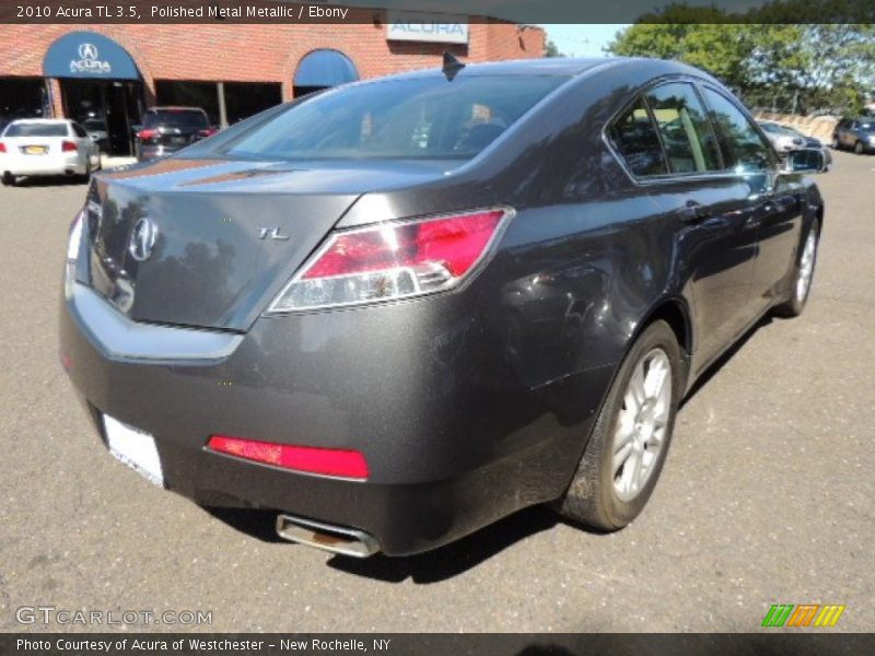 Polished Metal Metallic / Ebony 2010 Acura TL 3.5