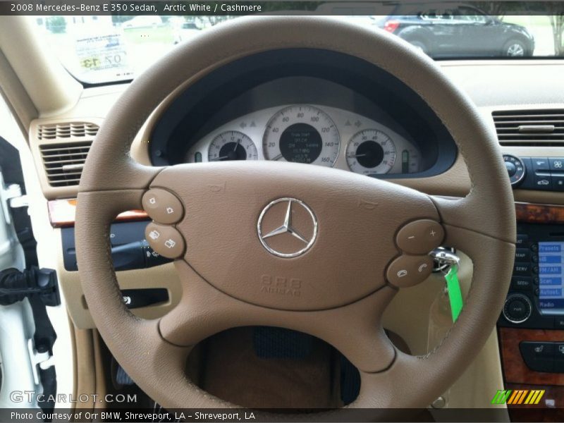 Arctic White / Cashmere 2008 Mercedes-Benz E 350 Sedan