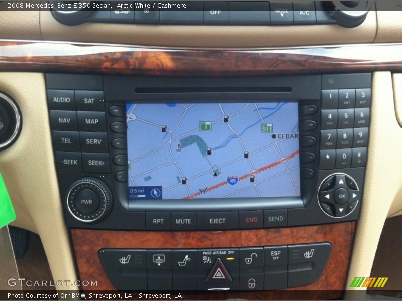 Arctic White / Cashmere 2008 Mercedes-Benz E 350 Sedan