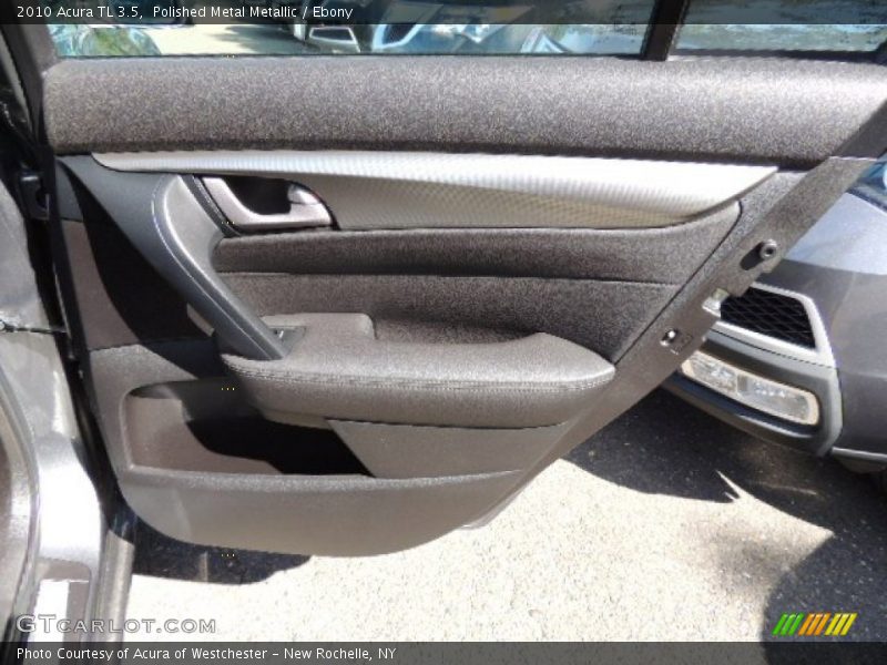 Polished Metal Metallic / Ebony 2010 Acura TL 3.5