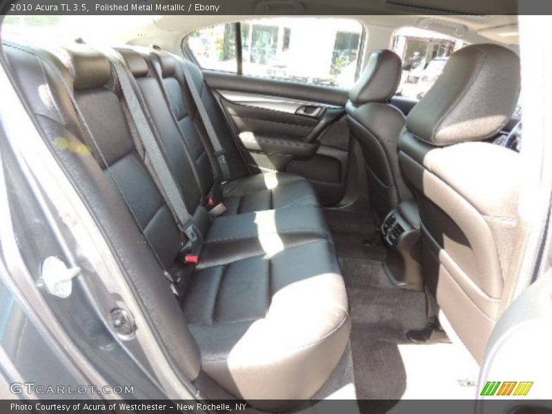 Polished Metal Metallic / Ebony 2010 Acura TL 3.5