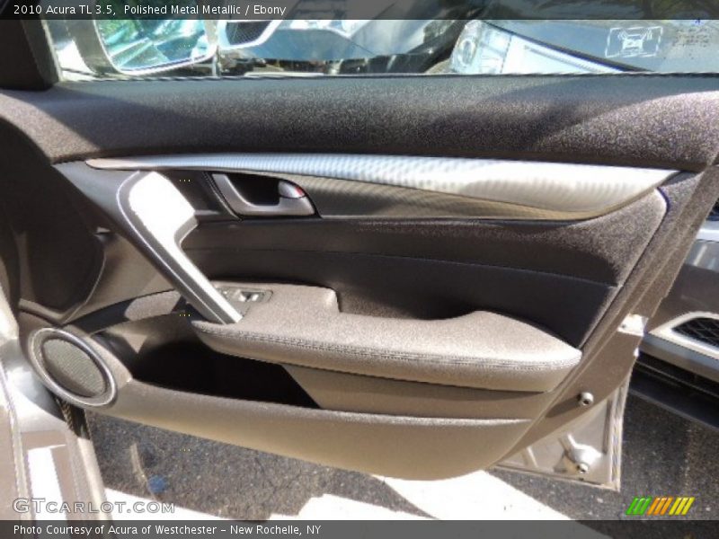 Polished Metal Metallic / Ebony 2010 Acura TL 3.5