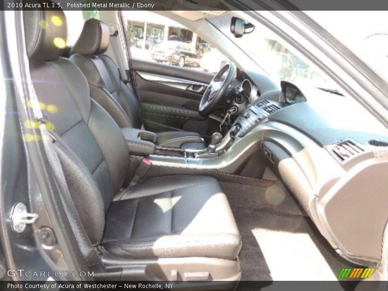 Polished Metal Metallic / Ebony 2010 Acura TL 3.5