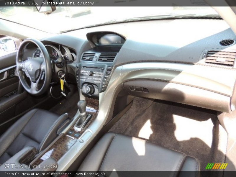 Polished Metal Metallic / Ebony 2010 Acura TL 3.5