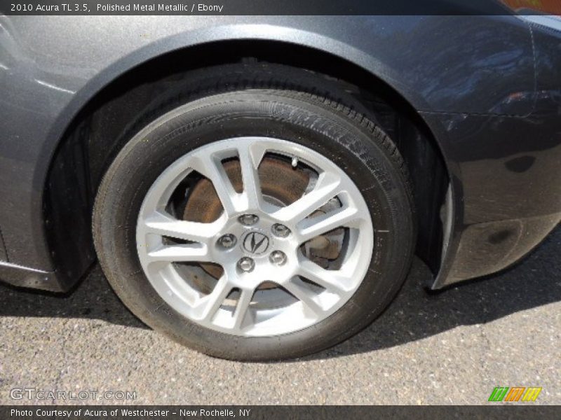Polished Metal Metallic / Ebony 2010 Acura TL 3.5