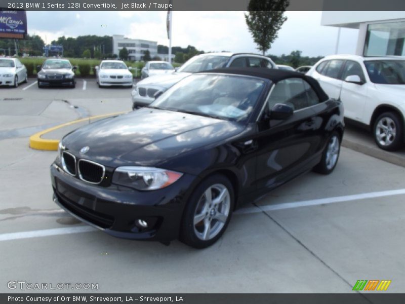 Jet Black / Taupe 2013 BMW 1 Series 128i Convertible