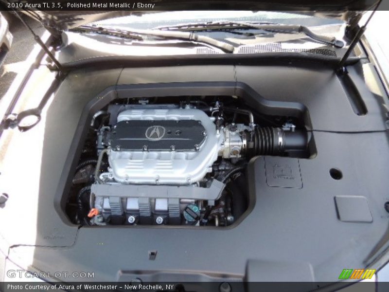 Polished Metal Metallic / Ebony 2010 Acura TL 3.5
