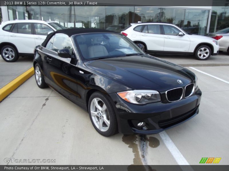 Jet Black / Taupe 2013 BMW 1 Series 128i Convertible