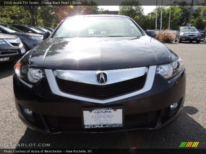 Crystal Black Pearl / Ebony 2010 Acura TSX Sedan