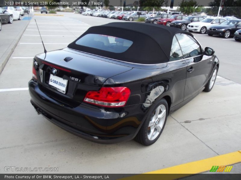 Jet Black / Taupe 2013 BMW 1 Series 128i Convertible