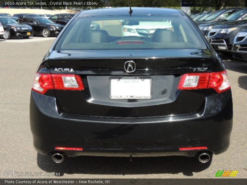 Crystal Black Pearl / Ebony 2010 Acura TSX Sedan