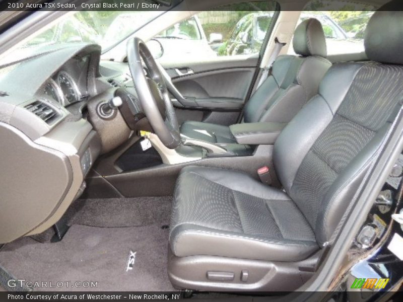 Crystal Black Pearl / Ebony 2010 Acura TSX Sedan