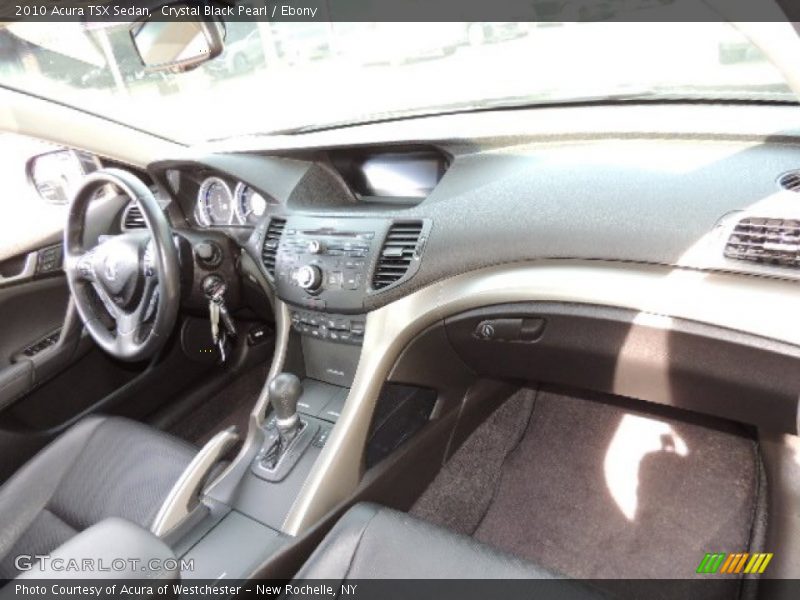 Crystal Black Pearl / Ebony 2010 Acura TSX Sedan