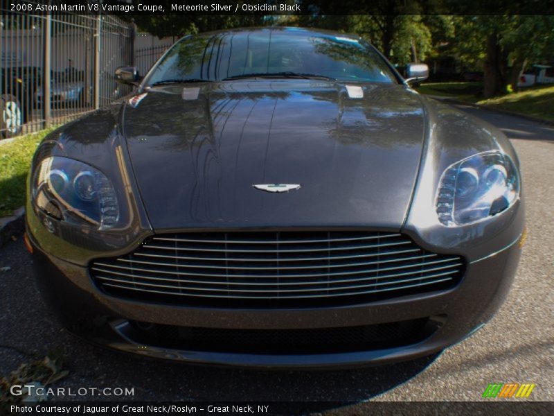 Meteorite Silver / Obsidian Black 2008 Aston Martin V8 Vantage Coupe
