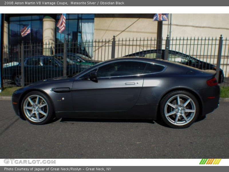 Meteorite Silver / Obsidian Black 2008 Aston Martin V8 Vantage Coupe