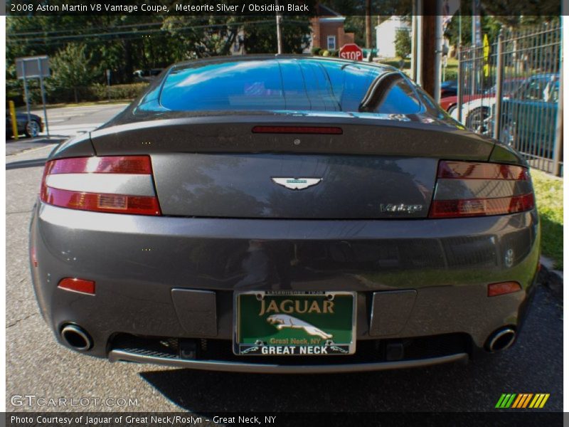 Meteorite Silver / Obsidian Black 2008 Aston Martin V8 Vantage Coupe