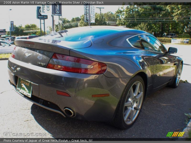 Meteorite Silver / Obsidian Black 2008 Aston Martin V8 Vantage Coupe