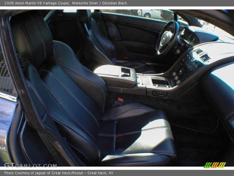 Meteorite Silver / Obsidian Black 2008 Aston Martin V8 Vantage Coupe