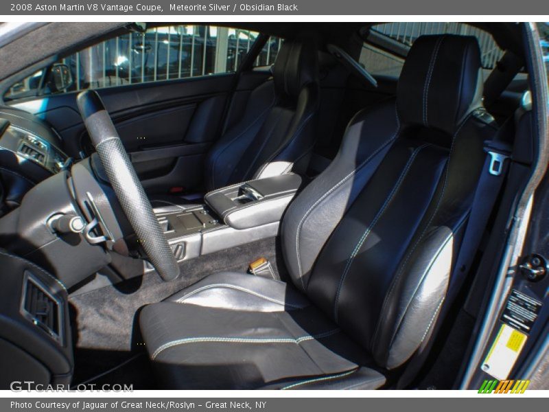 Meteorite Silver / Obsidian Black 2008 Aston Martin V8 Vantage Coupe