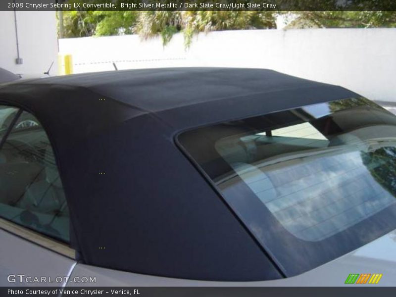 Bright Silver Metallic / Dark Slate Gray/Light Slate Gray 2008 Chrysler Sebring LX Convertible