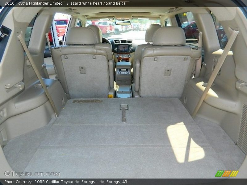 Blizzard White Pearl / Sand Beige 2010 Toyota Highlander Limited