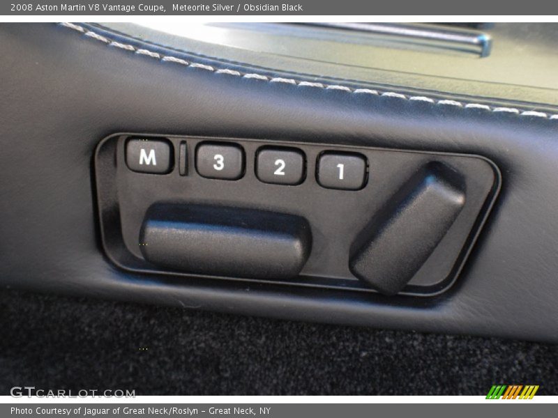 Meteorite Silver / Obsidian Black 2008 Aston Martin V8 Vantage Coupe