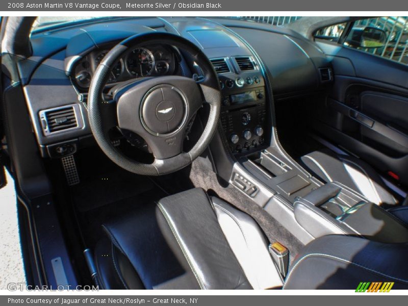 Meteorite Silver / Obsidian Black 2008 Aston Martin V8 Vantage Coupe