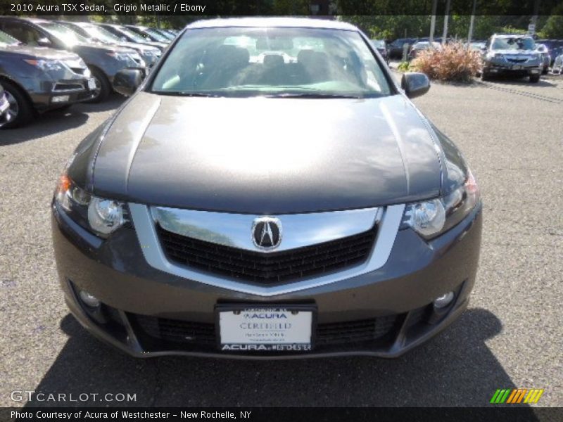 Grigio Metallic / Ebony 2010 Acura TSX Sedan