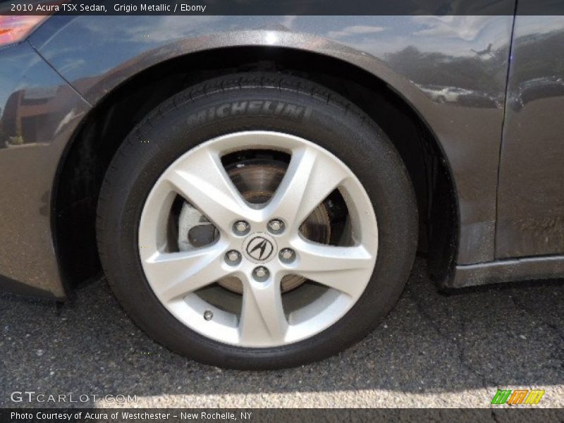 Grigio Metallic / Ebony 2010 Acura TSX Sedan