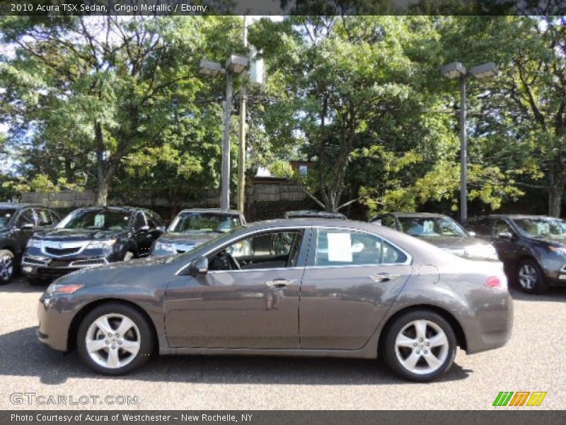 Grigio Metallic / Ebony 2010 Acura TSX Sedan