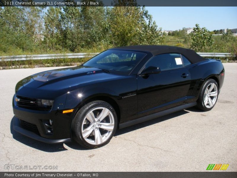 Black / Black 2013 Chevrolet Camaro ZL1 Convertible