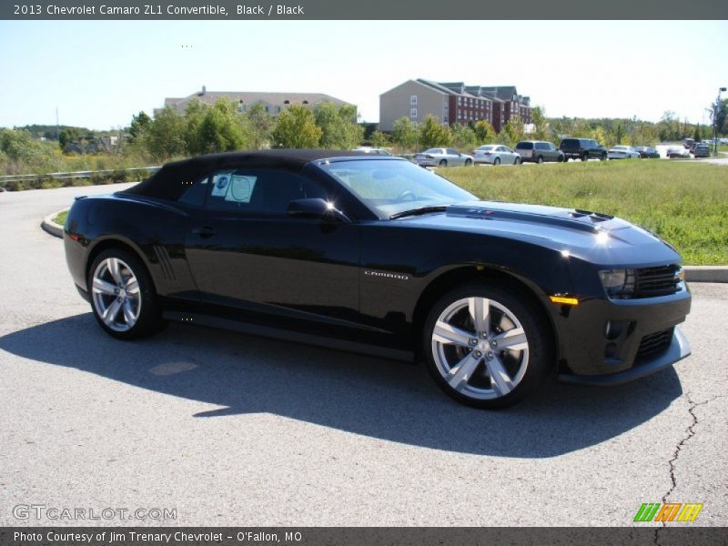 Black / Black 2013 Chevrolet Camaro ZL1 Convertible