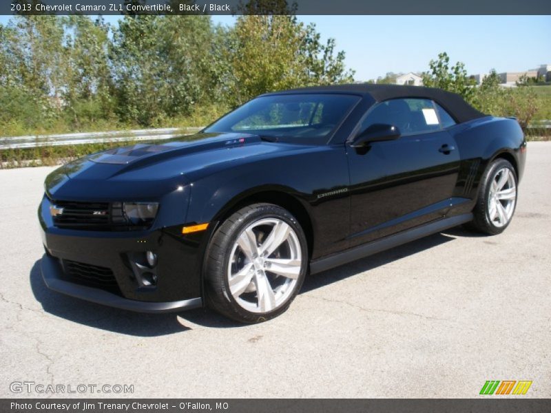 Black / Black 2013 Chevrolet Camaro ZL1 Convertible