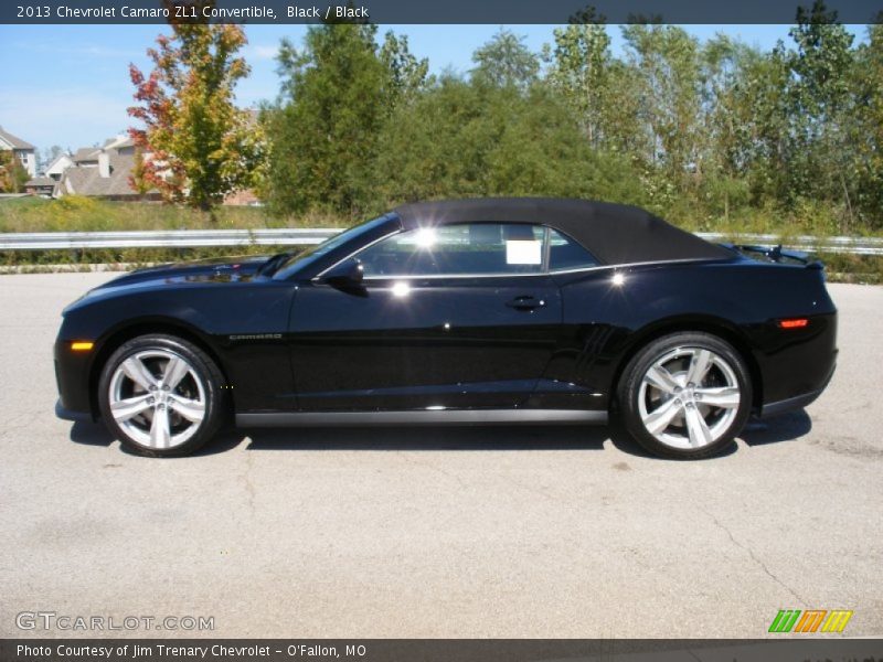 Black / Black 2013 Chevrolet Camaro ZL1 Convertible