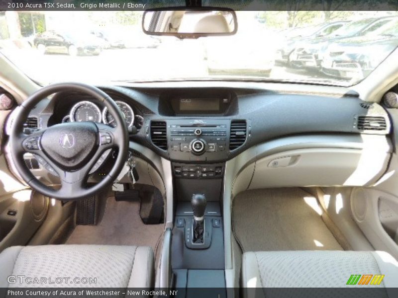 Grigio Metallic / Ebony 2010 Acura TSX Sedan