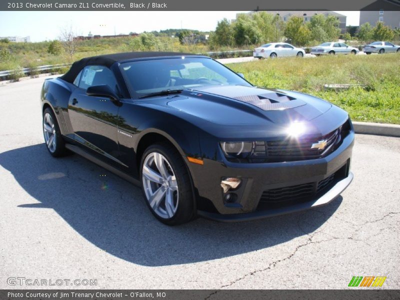 Black / Black 2013 Chevrolet Camaro ZL1 Convertible