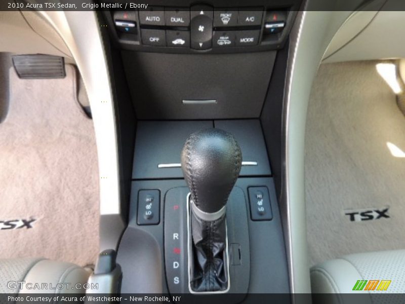 Grigio Metallic / Ebony 2010 Acura TSX Sedan